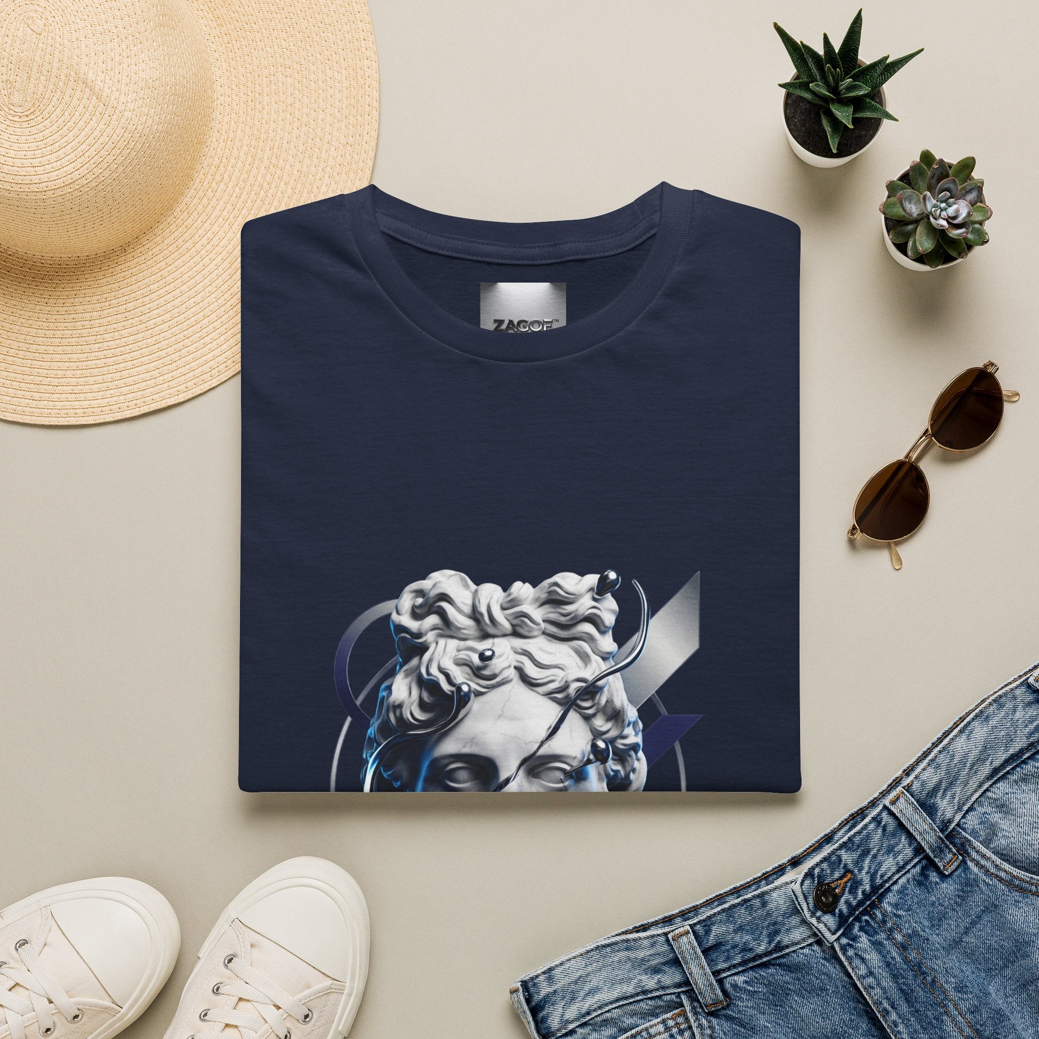 T-Shirt — Minimal 'ZAGOF' LoT-Shirt — Minimal 'ZACOF' Logo Chest Tee | Casual Everyday Streetweargo Chest Tee | Casual Everyday Streetwear
