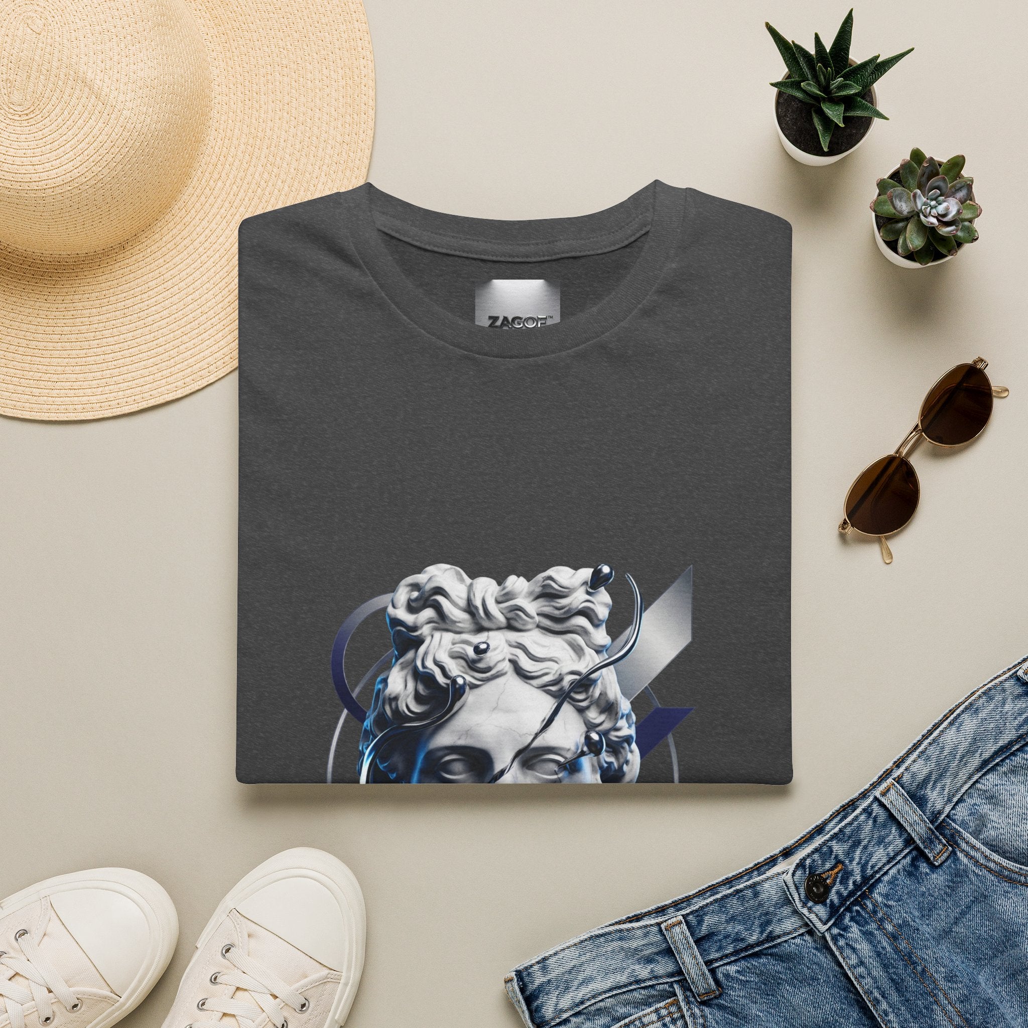 T-Shirt — Minimal 'ZAGOF' LoT-Shirt — Minimal 'ZACOF' Logo Chest Tee | Casual Everyday Streetweargo Chest Tee | Casual Everyday Streetwear