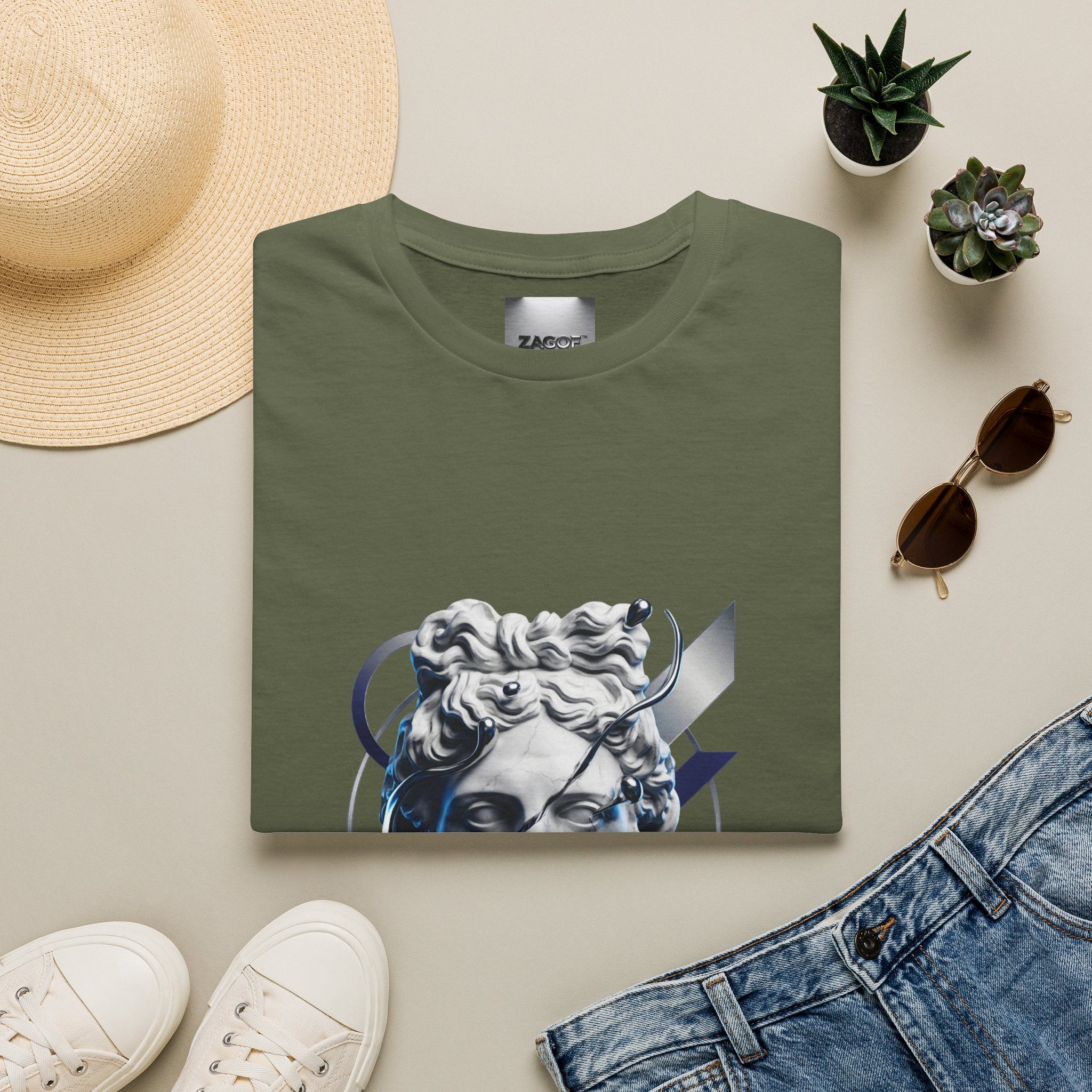 T-Shirt — Minimal 'ZAGOF' LoT-Shirt — Minimal 'ZACOF' Logo Chest Tee | Casual Everyday Streetweargo Chest Tee | Casual Everyday Streetwear