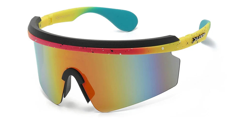 Shield Semi-Rimless Wholesale Sunglasses X3650