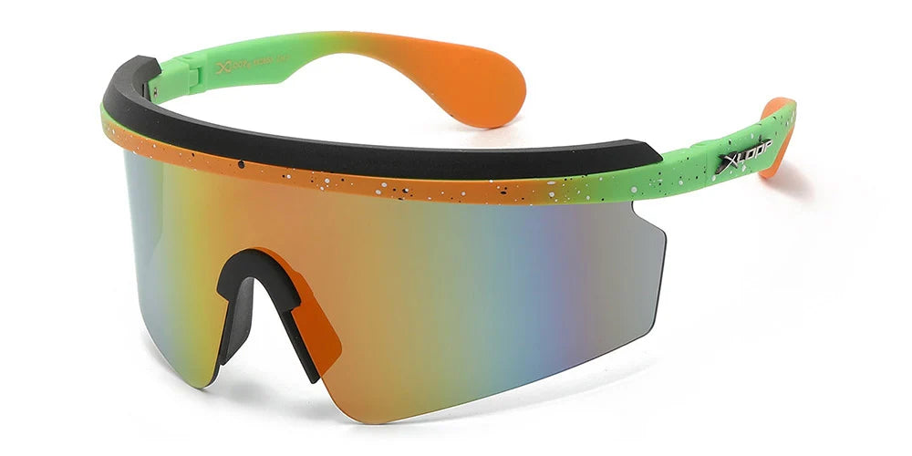 Shield Semi-Rimless Wholesale Sunglasses X3650